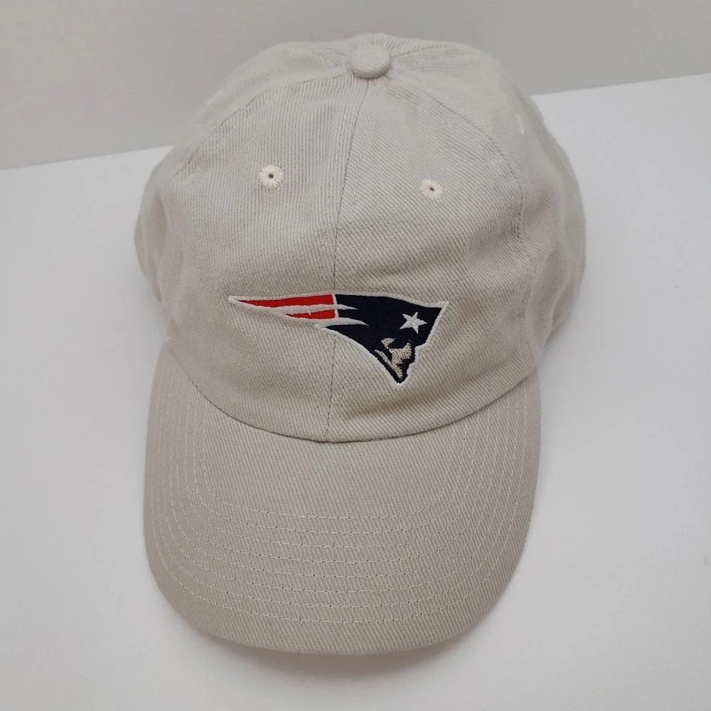 Vintage New England Patriots‎ NFL Adjustable Strapback Hat Cap Gray Team Apparel